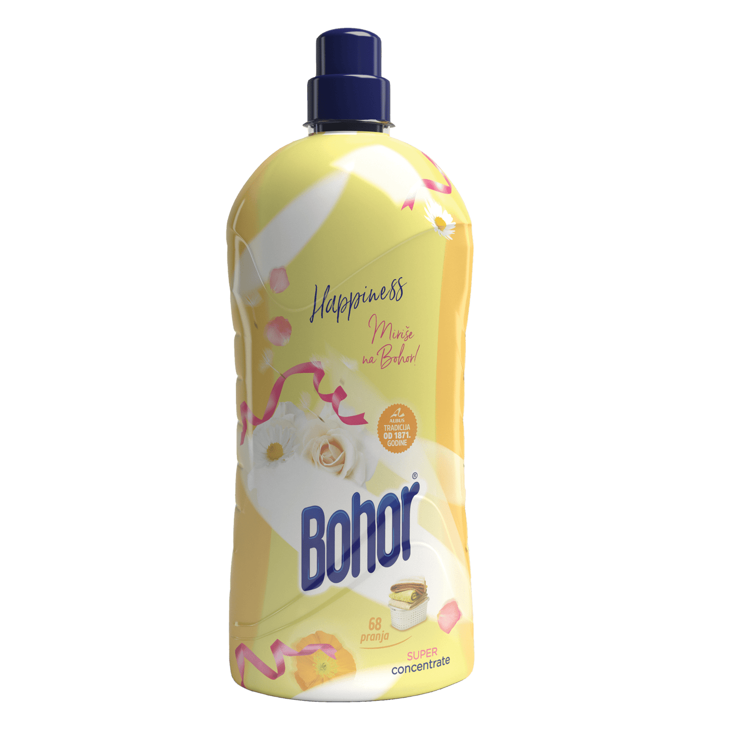 Mehčalec Bohor Happiness 1700ml
