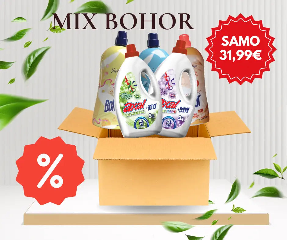 Paket Bohor mehčalci in detergenti 1700ml + 3000ml