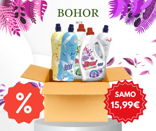 Paket Bohor mehčalci in detergenti 850ml + 1000ml